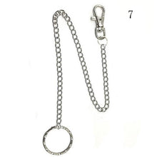 Load image into Gallery viewer, 1-3 Layer Rock Punk Hook Trouser Pants Waist Link Belt Metal Wallet Silver Chain Hip Hop Chain Belts for Women Pants Accessories
