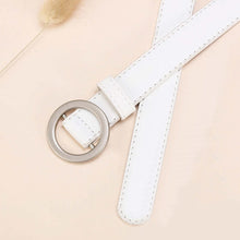 Load image into Gallery viewer, NO.ONEPAUL Circle Pin Buckles Belt female deduction side gold buckle jeans wild belts for women fashion students simple New