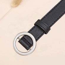 Load image into Gallery viewer, NO.ONEPAUL Circle Pin Buckles Belt female deduction side gold buckle jeans wild belts for women fashion students simple New