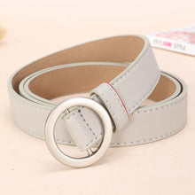 Load image into Gallery viewer, NO.ONEPAUL Circle Pin Buckles Belt female deduction side gold buckle jeans wild belts for women fashion students simple New