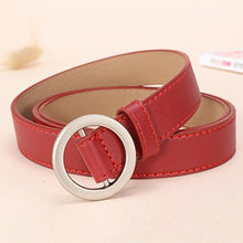 Load image into Gallery viewer, NO.ONEPAUL Circle Pin Buckles Belt female deduction side gold buckle jeans wild belts for women fashion students simple New
