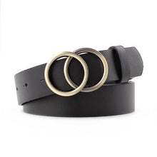 Load image into Gallery viewer, 2019 luxury fashion  korean Round buckle belt women casual belt ladies jeans with fashion dress belt belts for women  pants