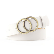 Load image into Gallery viewer, 2019 luxury fashion  korean Round buckle belt women casual belt ladies jeans with fashion dress belt belts for women  pants
