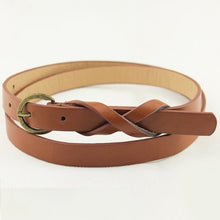 Load image into Gallery viewer, 2019 luxury fashion  korean Round buckle belt women casual belt ladies jeans with fashion dress belt belts for women  pants