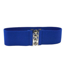 Load image into Gallery viewer, Brand New Fashion Women's Brown Plus Elastic Stretchy Retro Red Blue Wide Waist Cinch Black Belt Waistband